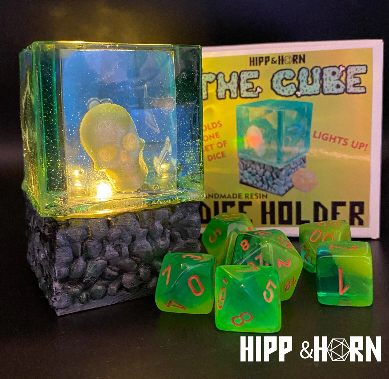 The Cube Light-Up Dice Holder